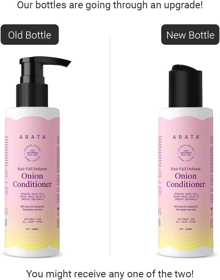 Arata Hair Fall Defense Onion Conditioner - 200ml - Image 2