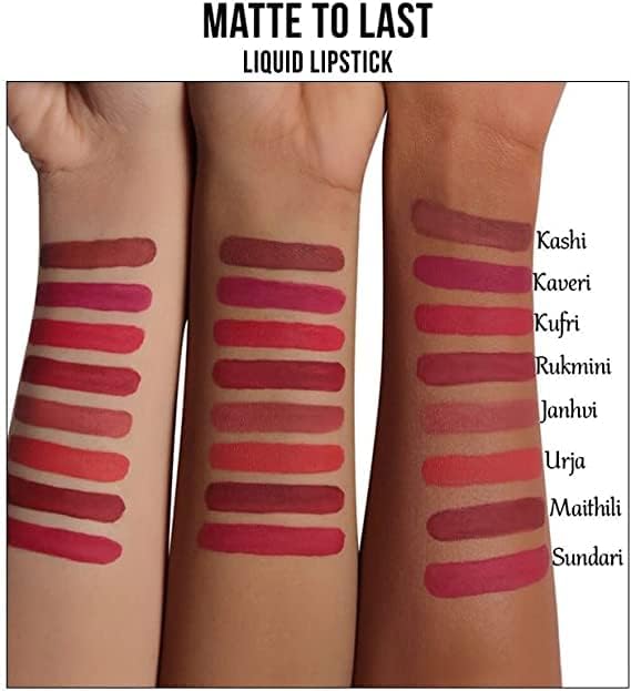 Nykaa Matte To Last Liquid Lipstick Dilli 07 - 5 ml - Image 8