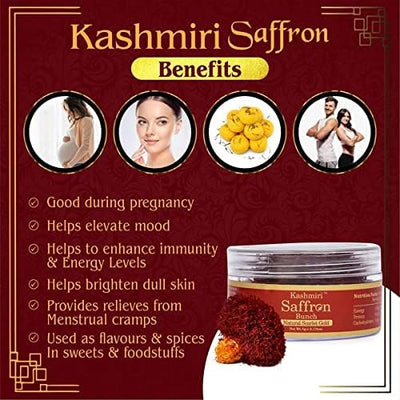 Vedapure A+ Grade Original Kashmiri Saffron with Yellow Threads - 5g Pack of 2 - Image 6