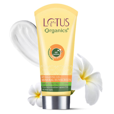 Lotus Organics Hydrating Gel Mineral Sunscreen Spf-30 Pa 100 Gms