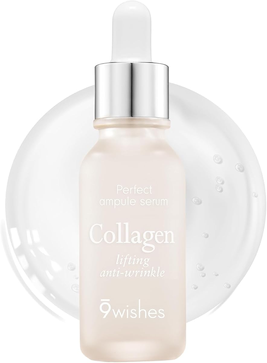 9Wishes Ultimate Collagen Ampule Serum - Nourishing Face Treatment, 25ml