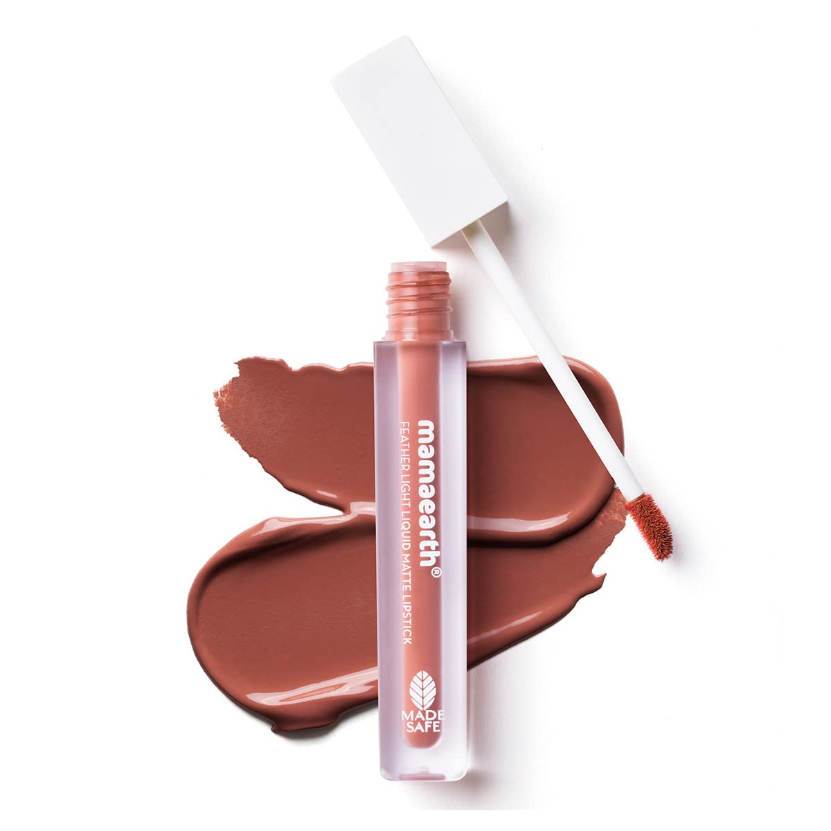 Mamaearth Feather Light Liquid Matte Lipstick - 05 Nude Brown, 3.5ml