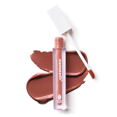 Mamaearth Feather Light Liquid Matte Lipstick - 05 Nude Brown, 3.5ml