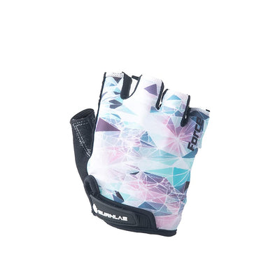Burnlab Flex Gym Gloves - Weightlifting & Cycling, Large, White & Green - Image 2