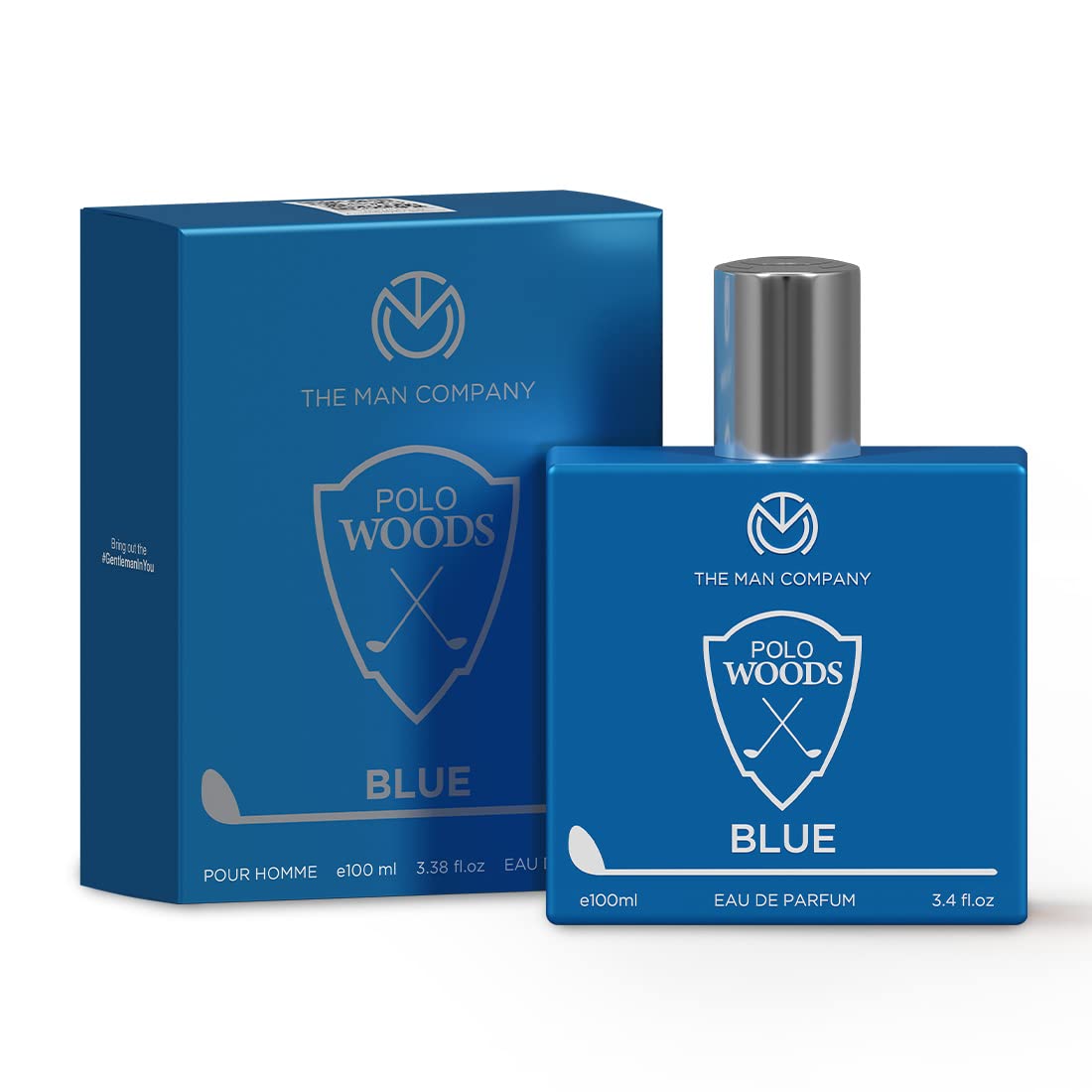 The Man Company Eau de Parfum Polo Blue - Premium Fragrance, 100 ml