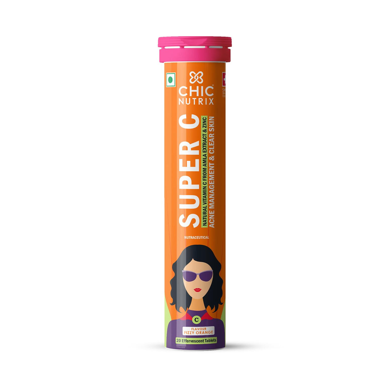 Chicnutrix Super C - Acne-Free Clear Skin Beauty Supplements