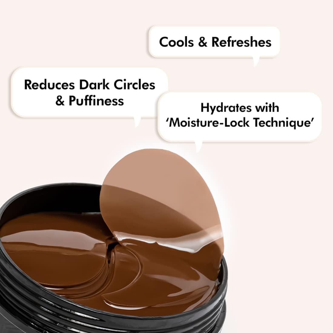 mCaffeine Coffee Hydrogel Under Eye Patches - 90g Treatment - Image 3