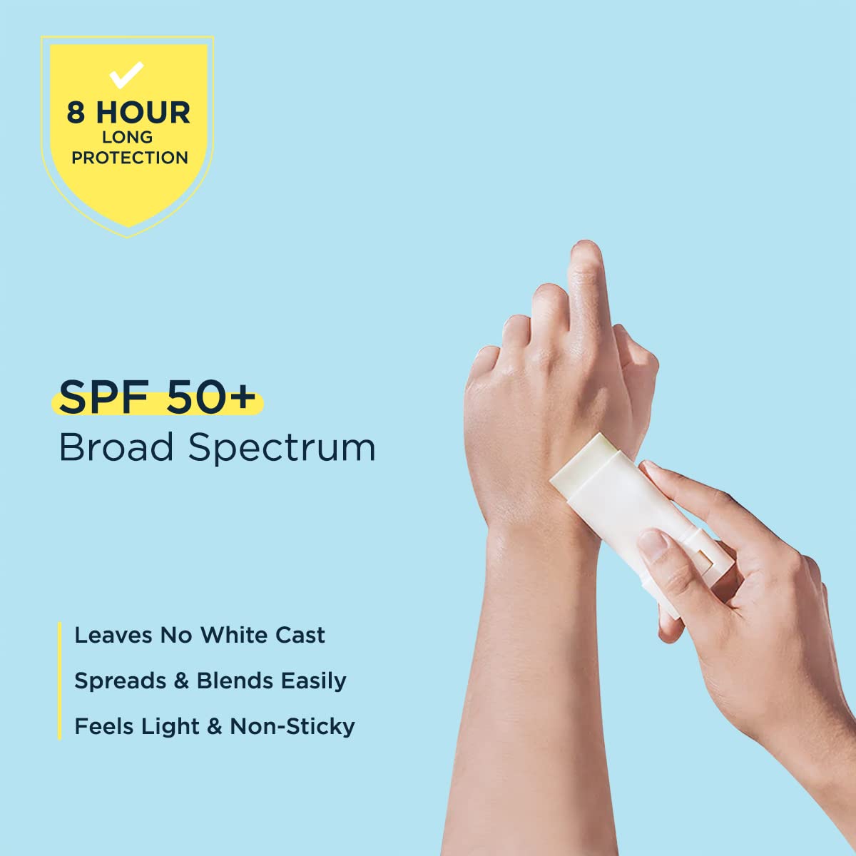 Truhabit Sunscreen Stick SPF 50 for Face - 13gm - Image 4