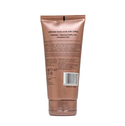 mCaffeine Shimmer Body Scrub with Coffee - Exfoliating Care, 150g - Image 2