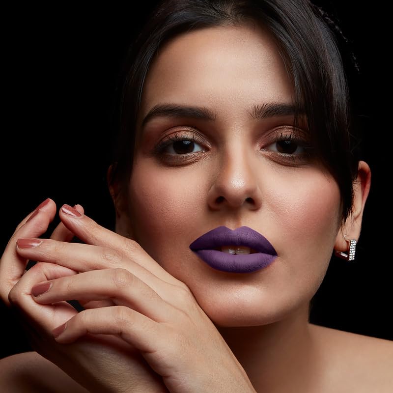 Pilgrim Liquid Matte Lipstick - Purple Lust, 3g - Image 6