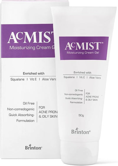 Brinton AcMist Moisturizing Cream Gel - Face Moisturiser, 50g