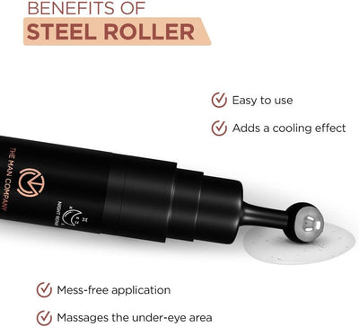 The Man Company Under Eye Gel - Caffeine & Hyaluronic Acid - 15g - Image 5