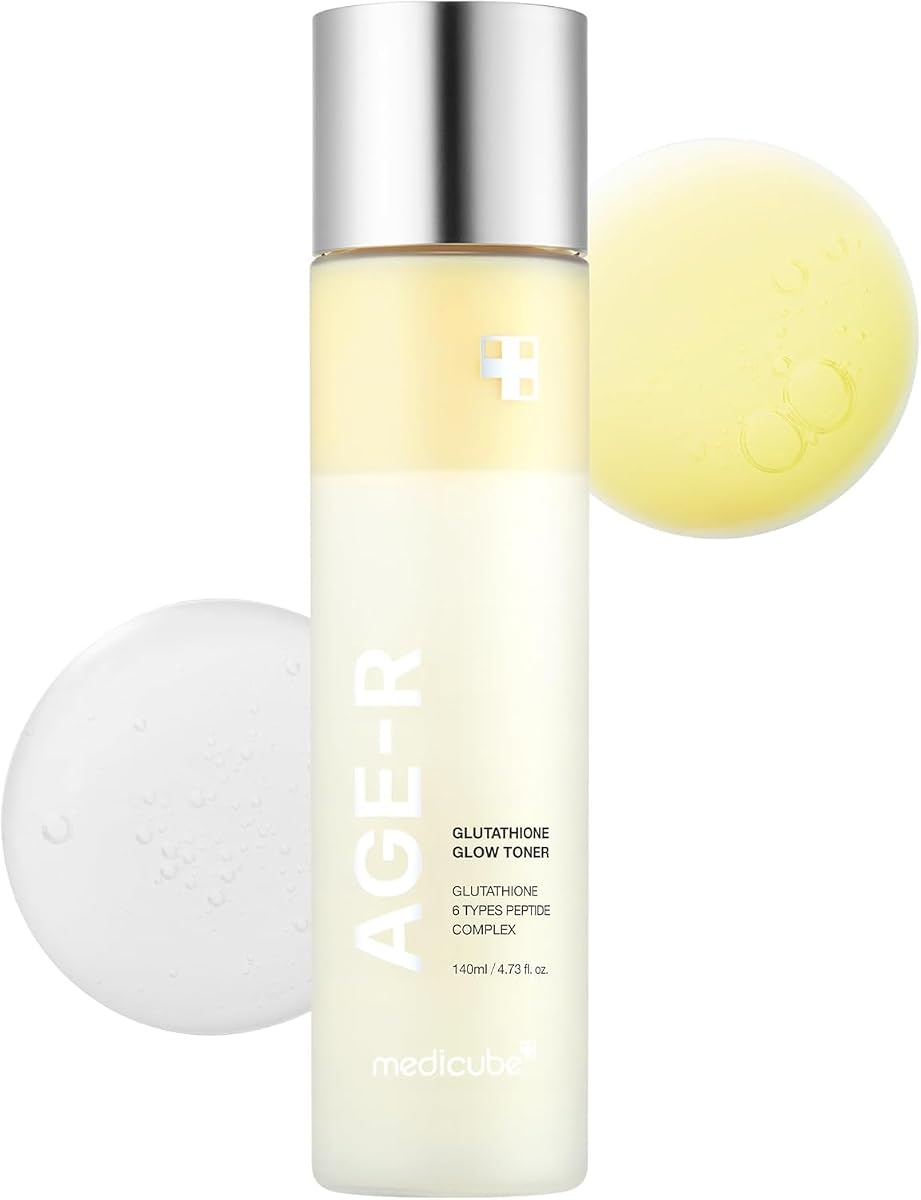AGE-R Glutathione Glow Toner - Milky 2-Phase, Vegan, 140ml