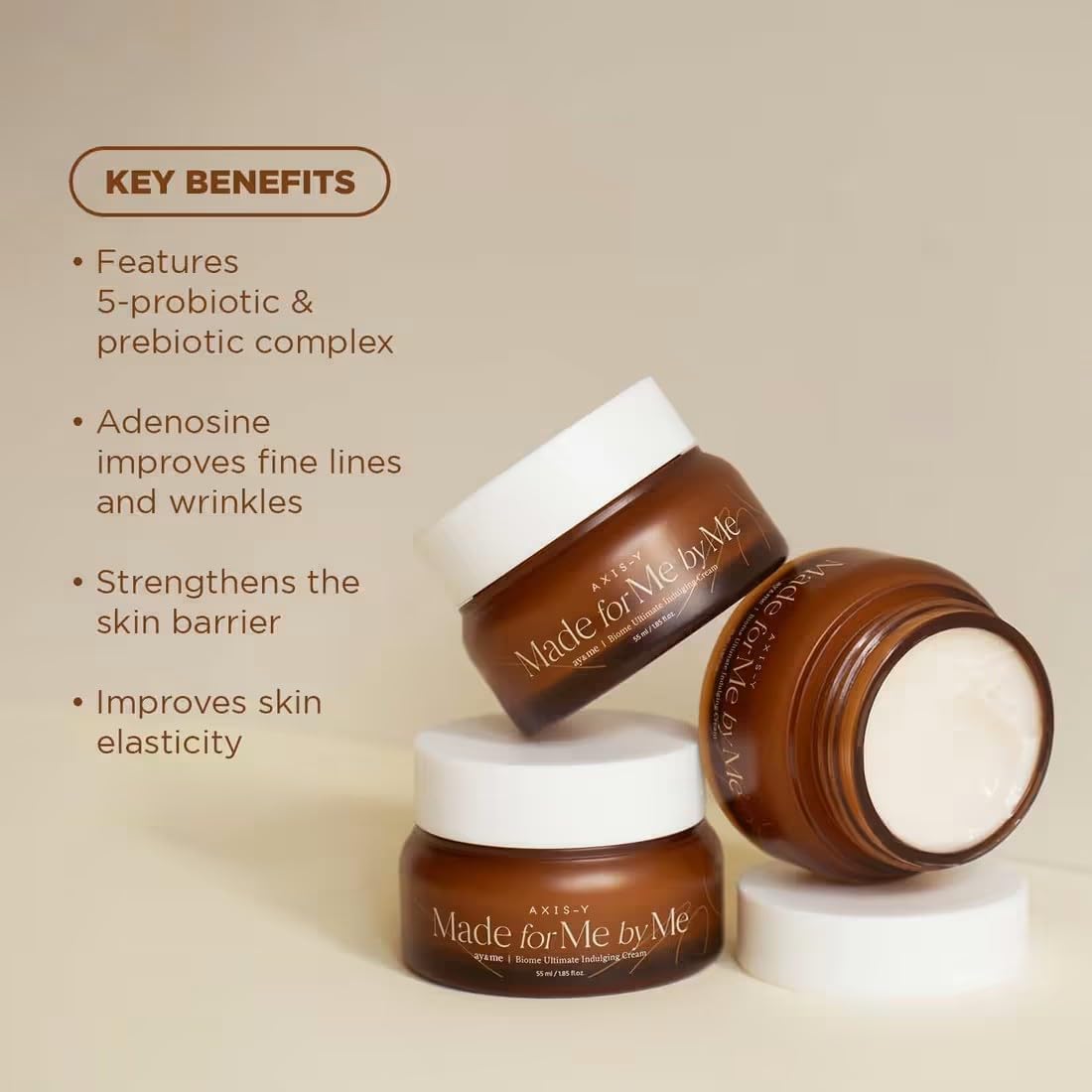 AXIS-Y Biome Ultimate Indulging Face Cream - 55ml with Ceramides & Probiotics - Image 3