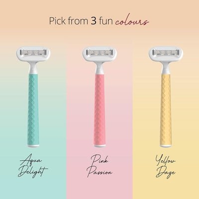 Carmesi Body Razor Swing with Moisture Ribbon and Vitamin E - Pink - Image 3