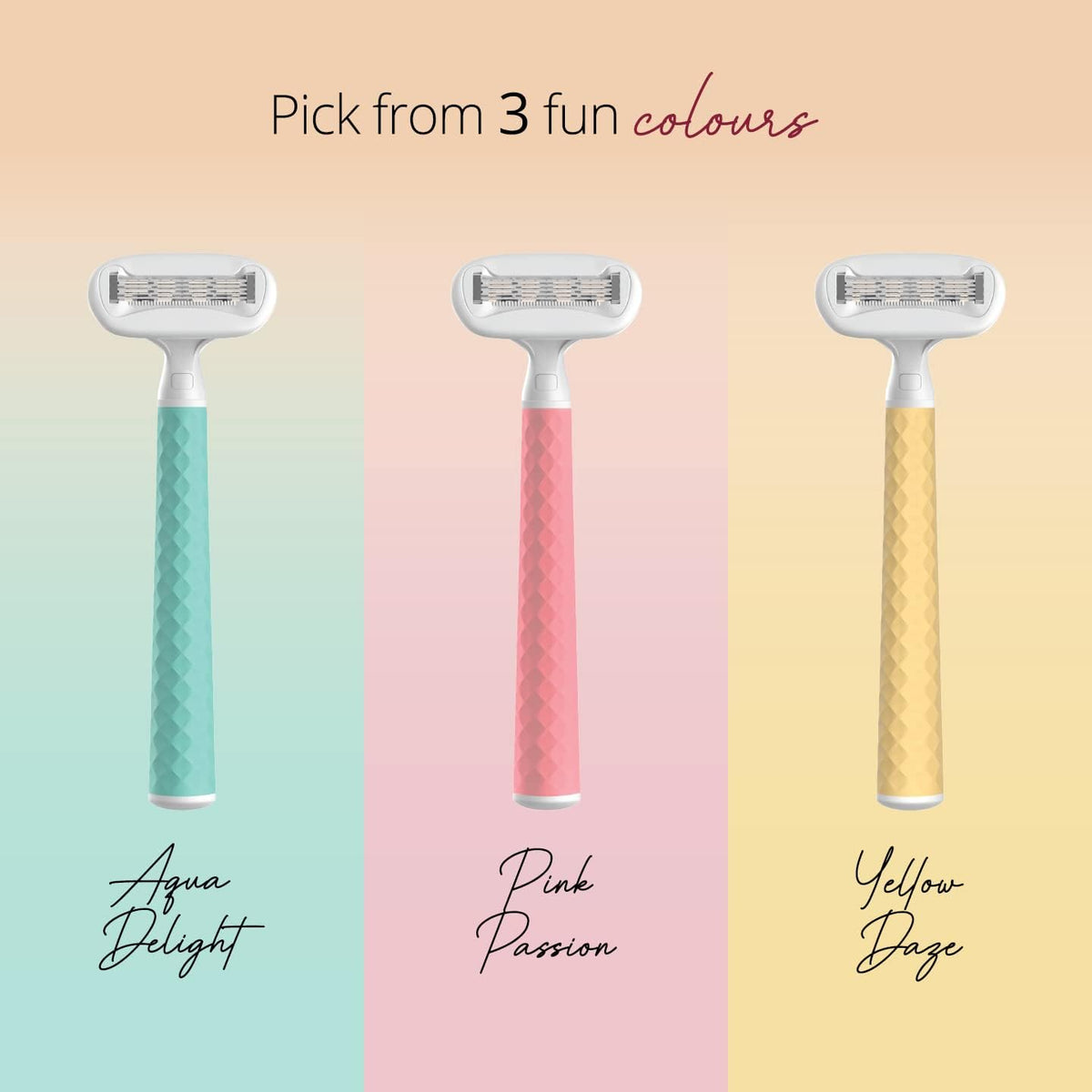 Carmesi Body Razor Swing - Aqua Delight, Feminine Care - Image 3