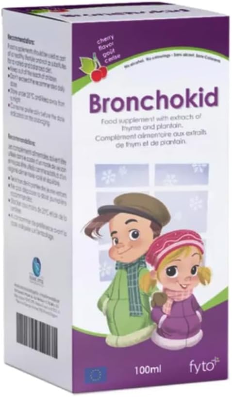 Bronchokid Cough Relief Oral Solution Syrup for Children - 100 ml Bottle