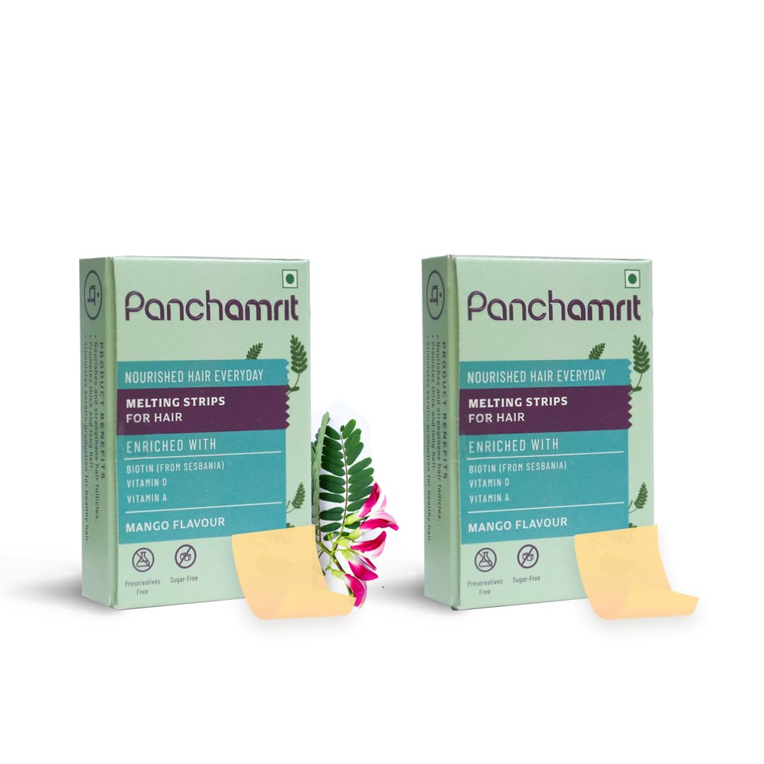 Panchamrit Multi Vitamin Melting Strips for Hair - Pack of 2