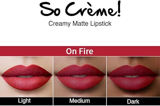 Nykaa So Creme! Creamy Matte Lipstick - On Fire - Image 4