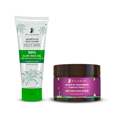 Pilgrim Red Vine Skin Hydration & Smoothening Combo