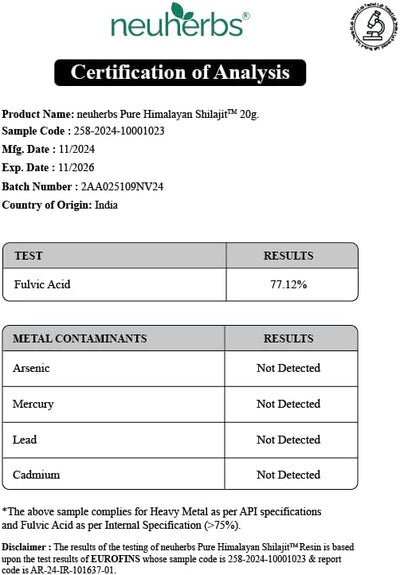 Neuherbs Pure Himalayan Shilajit Resin, Herbal & Ayurvedic, 20g - Image 4