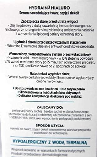 Dermedic Hydrain3 Hialuro Hydrating Face Serum - 30ml - Image 2