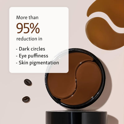 mCaffeine Coffee Hydrogel Under Eye Patches - 90g Treatment - Image 4