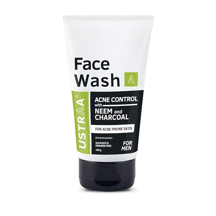 Ustra Face Wash for Acne Control with Neem & Charcoal - 100g