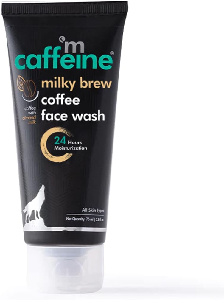 mCaffeine Milky Brew Face Wash, Facial Cleanser - 75ml