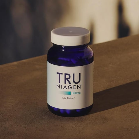 TRU NIAGEN Patented NAD+ Supplement for Anti Aging and Cell Regeneration, Niagen, 60 300 mg Servings | Supports Cellular Energy, Brain, Muscle | Nicotinamide Riboside (NR) Take 2 Daily | 2 Bottles
