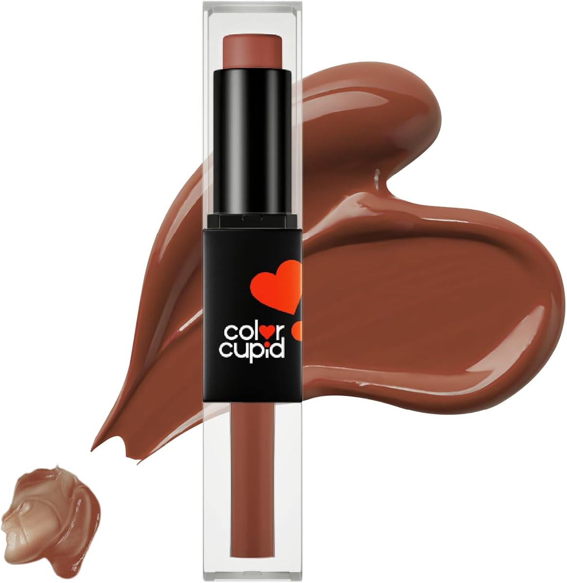 Color Cupid Lip Balm + Liquid Lipstick Mochamingle LB2 - Dual-End Hydration and Colour