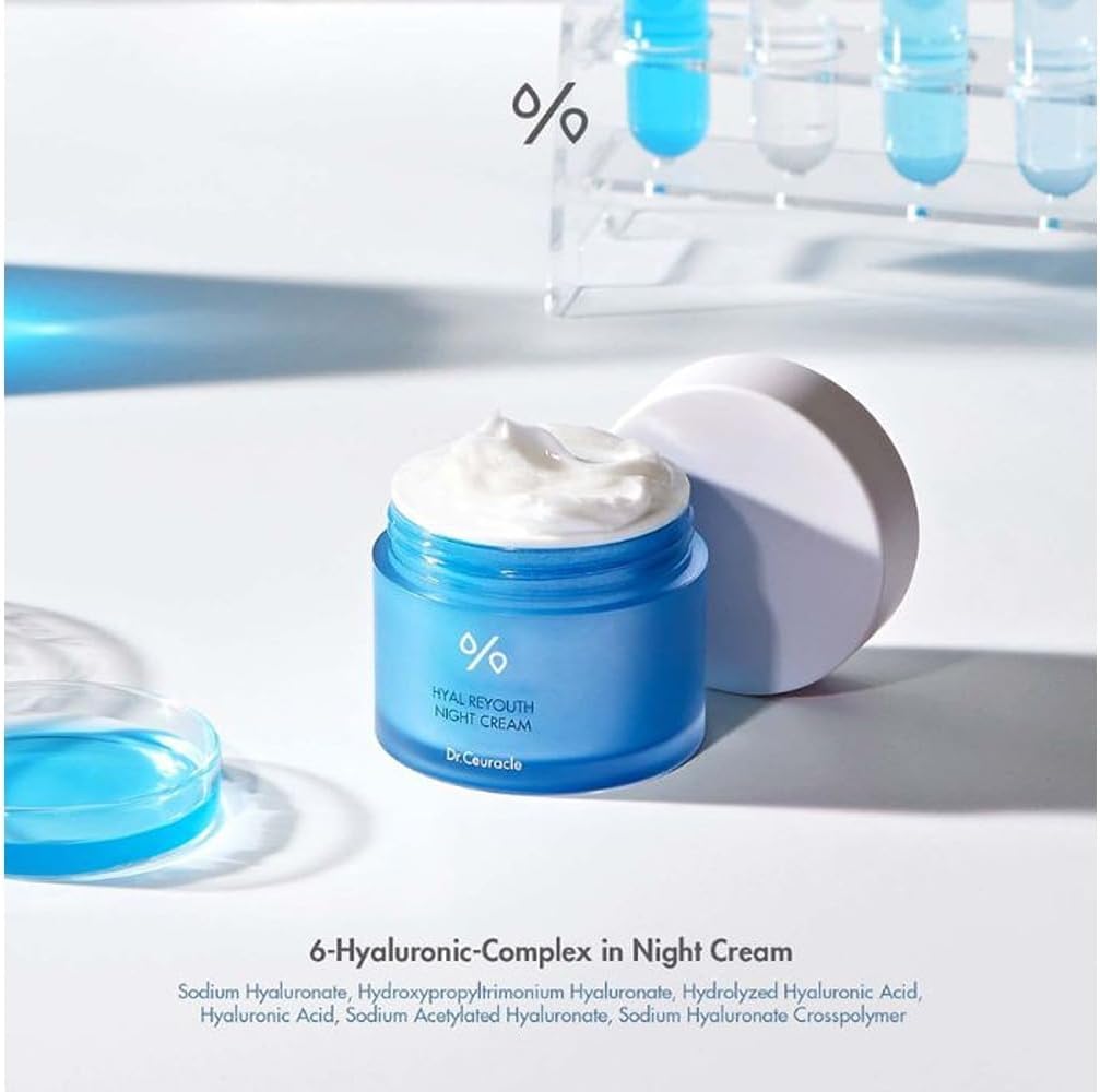 Dr.Ceuracle Hyal Reyouth Night Cream - 6-Hyaluronic Complex & Panthenol, 60g - Image 3