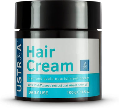 Ustraa Hair Cream with Wild Flaxseed & Wheat Germ Oil - 100g