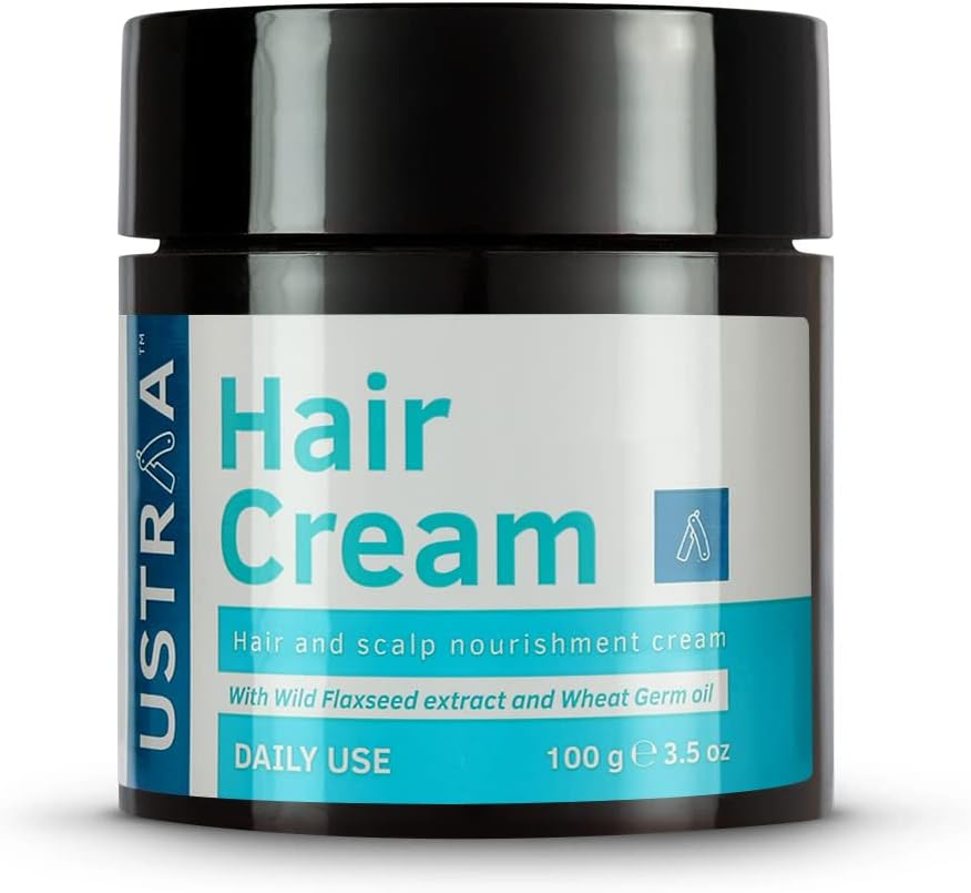 Ustraa Hair Cream with Wild Flaxseed & Wheat Germ Oil - 100g