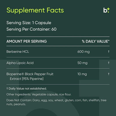ProHealth Berberine Pro Capsules - Herbal Supplement with Alpha Lipoic Acid & Bioperine, 60 Count - Image 6