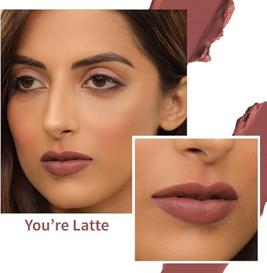 Nykaa So Creme! Creamy Matte Lipstick You're Latte - Colour Cosmetics - Image 3