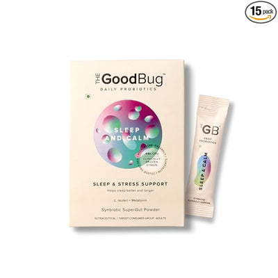 The Good Bug Sleep and Calm SuperGut Powder for Healthy Deep Sleep & Stress Relief 15 Days Pack