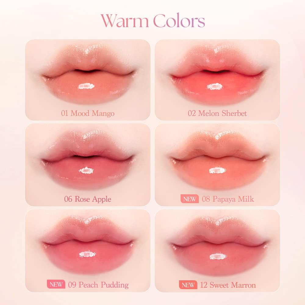 Dasique Juicy Dewy Tint #09 Peach Pudding - Creamy Pink Coral Lip Tint, 5g - Image 7