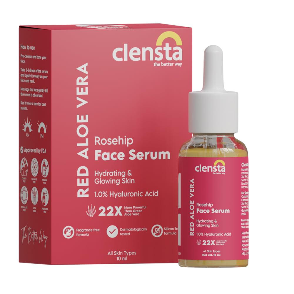 Clensta Red Aloe Vera Rosehip Serum-10ml