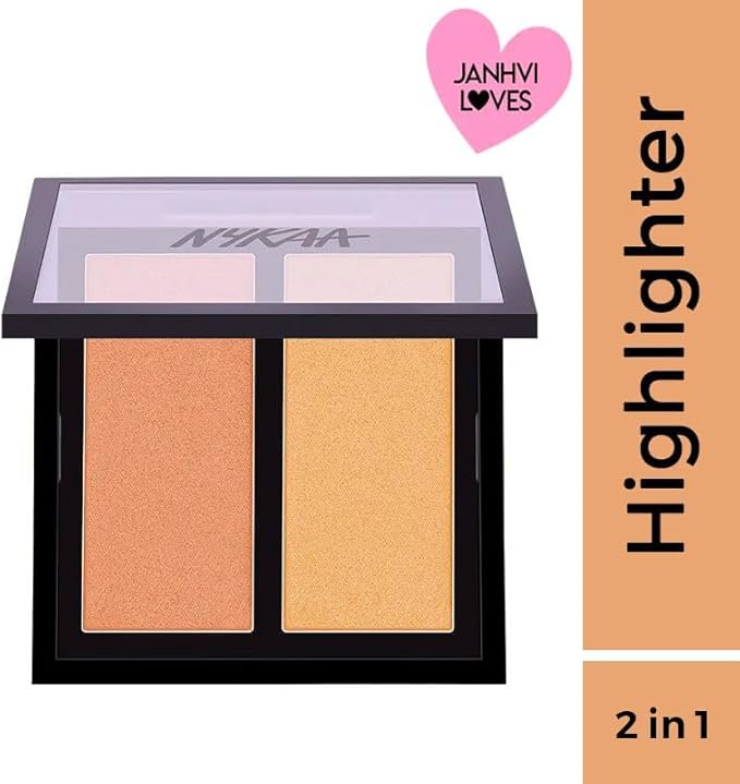 Nykaa Glow Getter Highlighting & Illuminating Duo - Gliterrati 02 - Image 2
