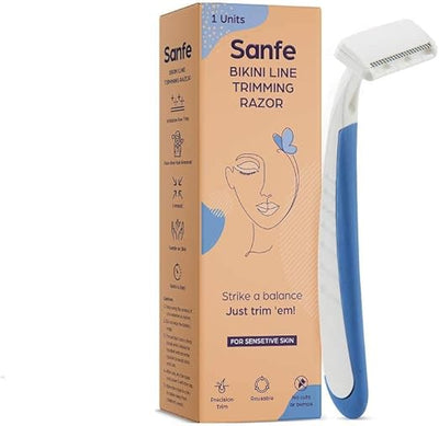 Sanfe Bikini Line Trimming Razor - Precision Grooming Tool, Single Pack