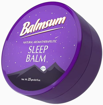 Balmsum Natural Aromatherapeutic Sleep Balm, 25g - No Melatonin, Ayurvedic