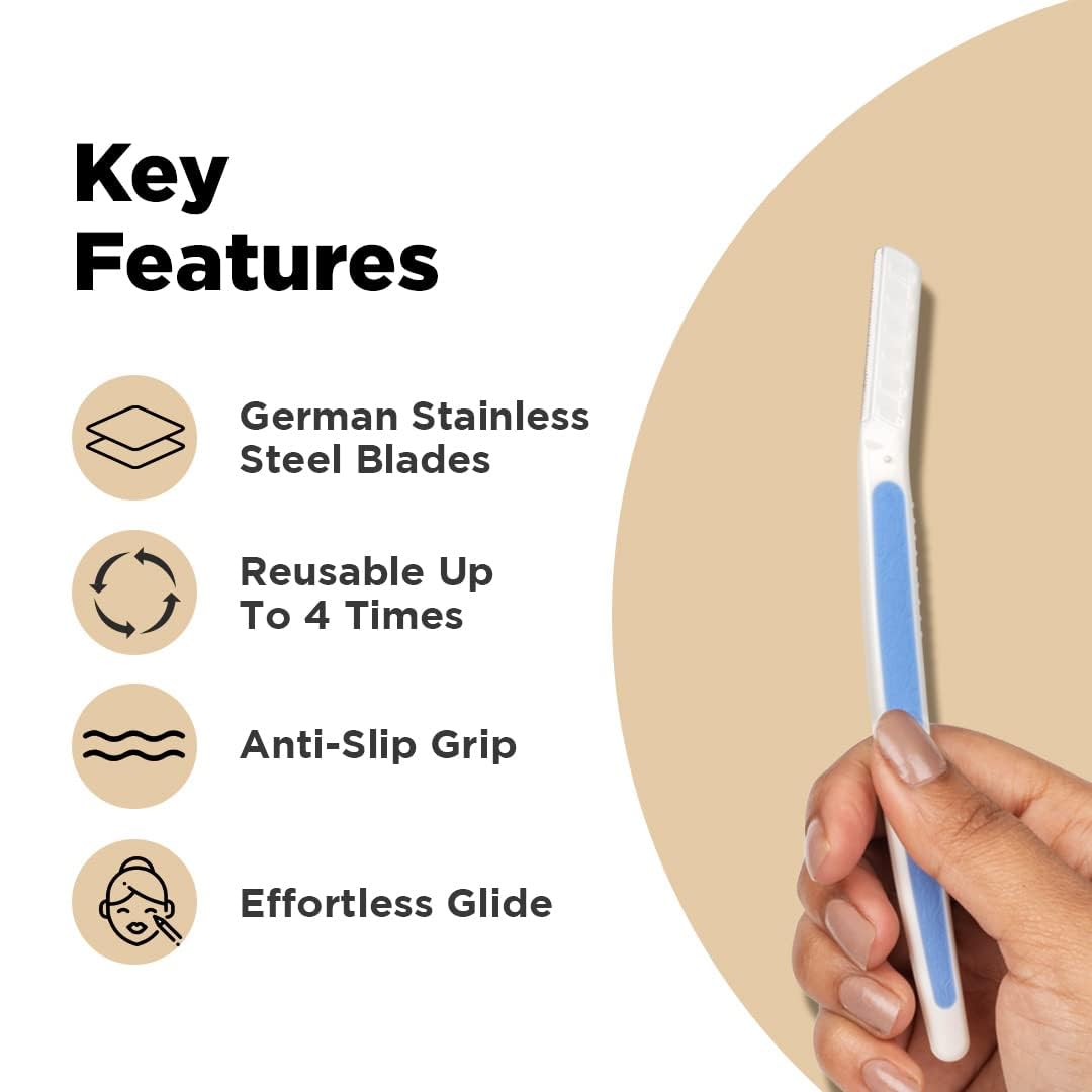 Pee Safe Men's Face Razor with German Blade - Single Pack - Image 3