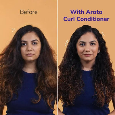 Arata Advanced Curl Care Hair Conditioner - Shea Butter & Argan Oil, 300ml - Image 5