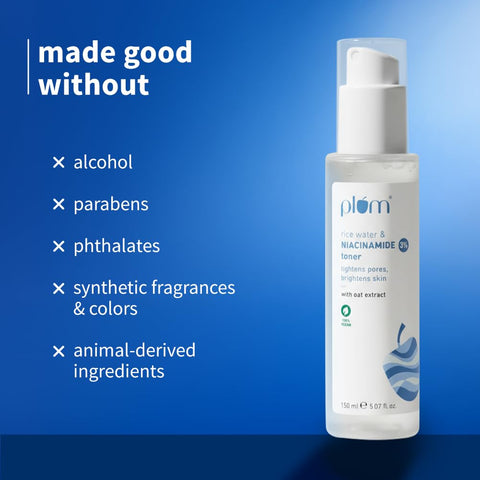 Plum Rice Water & Niacinamide 3% Toner 150ML