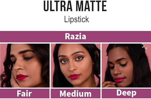 Nykaa Ultra Matte Razia18 Lipstick - Colour Cosmetics - Image 4