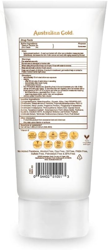 Australian Gold Botanical Tinted Face Sunscreen SPF 50 - Mineral Lotion, 89ml - Image 3