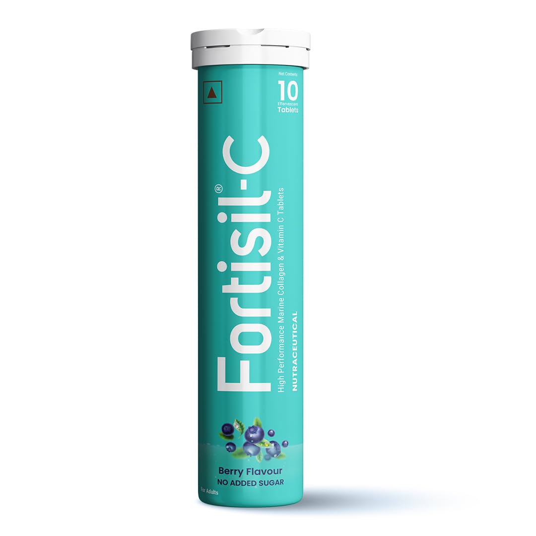 Fortisil High Performance Marine Collagen & Vitamin C Tablets - 10 Effervescent