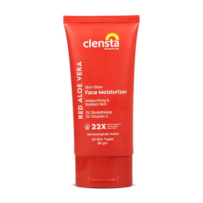 Clensta Red Aloe Vera Skin Glow Face Moisturizer - 80ml