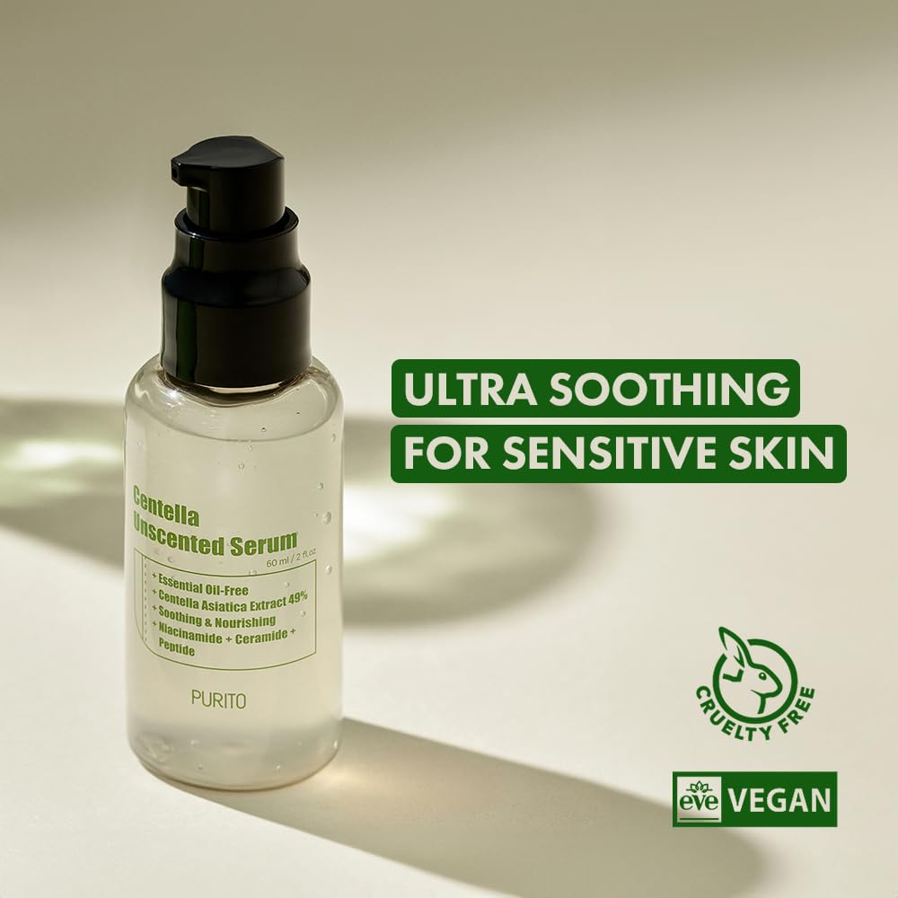 Purito Wonder Releaf Centella Serum Unscented - Face Treatment, 60ml - Image 2